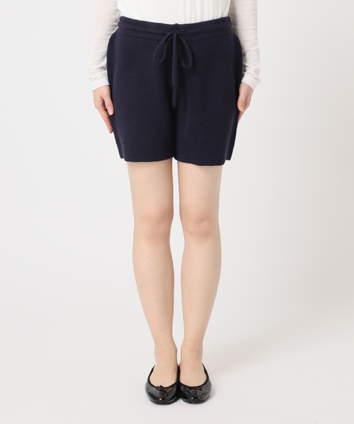 U by SPICK&SPAN(ユーバイスピックアンドスパン)の「ニットショートパンツ(その他パンツ・レディース・アイボリー/ネイビー・FREE)」の18枚目の写真