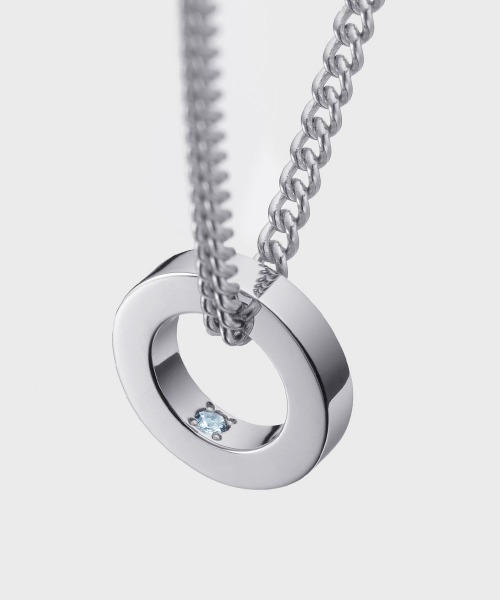 4℃ HOMME+（ヨンドシーオムプラス）の「【11月誕生石】シルバー ネックレス（ネックレス・メンズ・シルバー・FREE）」の2枚目の写真