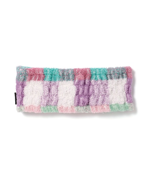 Francfranc（フランフラン）の「抗菌防臭ミックスチェックヘアバンド グリーン（ルームウェア/パジャマ・レディース・グリーン・FREE）」の3枚目の写真