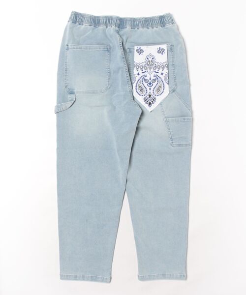 ANTIBAL（アンティバル）の「【ANTIBAL】ストレッチデニム　ペインターパンツ（デニムパンツ・メンズ・ブルー/ネイビー/サックスブルー・2/3）」の4枚目の写真