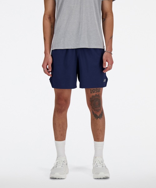 NEW BALANCE(ニューバランス)の「RC ショーツ7インチ(インナー付き)(その他パンツ・メンズ・ブラック/ネイビー/グレー・MEDIUM/LARGE/SMALL/X-LARGE)」の3枚目の写真