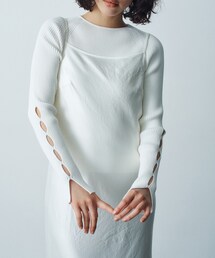 hole sleeve knit