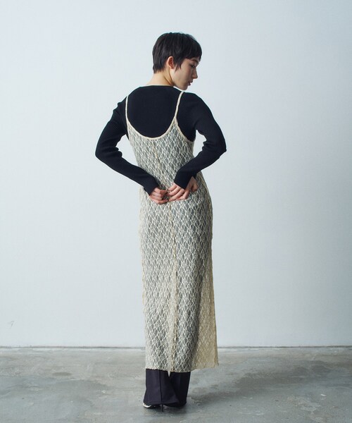 CODE A（コードエー）の「hole sleeve knit（ニット/セーター・レディース・ホワイト/ブラック系2/ブラック・00）」の15枚目の写真