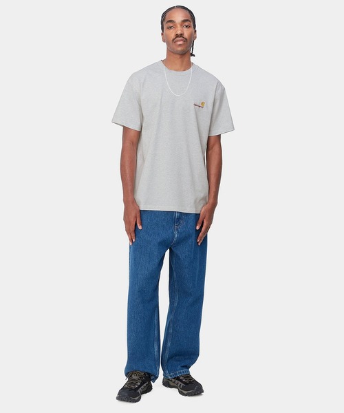 Carhartt(カーハート)の「Carhartt WIP/カーハートダブリューアイピー S/S AMERICAN SCRIPT T-SHIRT 半袖Tシャツ ワンポイント I029956(Tシャツ/カットソー・メンズ・ヘザーグレー/グリーン/ホワイト/ブラック/ナチュラル/ベージュ/ブラウン/ブルー・XL/L/S/M)」の15枚目の写真