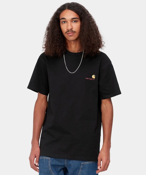 Carhartt(カーハート)の「Carhartt WIP/カーハートダブリューアイピー S/S AMERICAN SCRIPT T-SHIRT 半袖Tシャツ ワンポイント I029956(Tシャツ/カットソー・メンズ・ヘザーグレー/グリーン/ホワイト/ブラック/ナチュラル/ベージュ/ブラウン/ブルー・XL/L/S/M)」の18枚目の写真