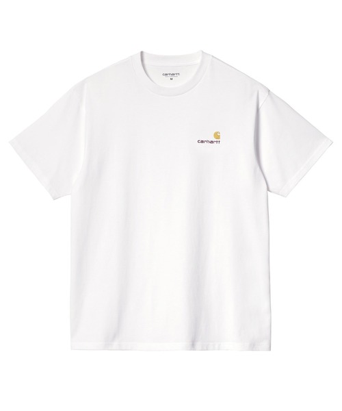 Carhartt(カーハート)の「Carhartt WIP/カーハートダブリューアイピー S/S AMERICAN SCRIPT T-SHIRT 半袖Tシャツ ワンポイント I029956(Tシャツ/カットソー・メンズ・ヘザーグレー/グリーン/ホワイト/ブラック/ナチュラル/ベージュ/ブラウン/ブルー・XL/L/S/M)」の12枚目の写真