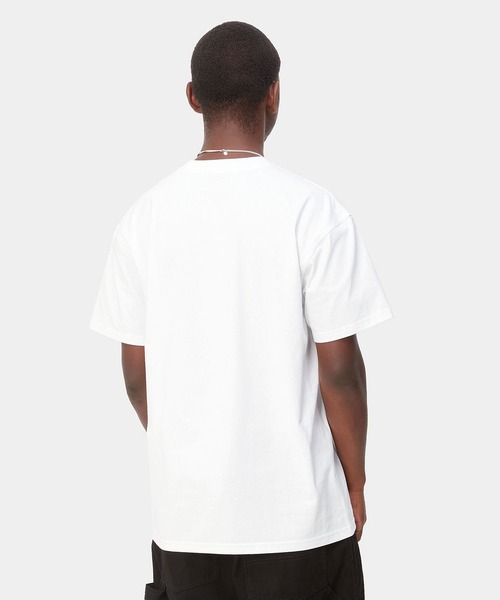 Carhartt(カーハート)の「Carhartt WIP/カーハートダブリューアイピー S/S AMERICAN SCRIPT T-SHIRT 半袖Tシャツ ワンポイント I029956(Tシャツ/カットソー・メンズ・ヘザーグレー/グリーン/ホワイト/ブラック/ナチュラル/ベージュ/ブラウン/ブルー・XL/L/S/M)」の10枚目の写真