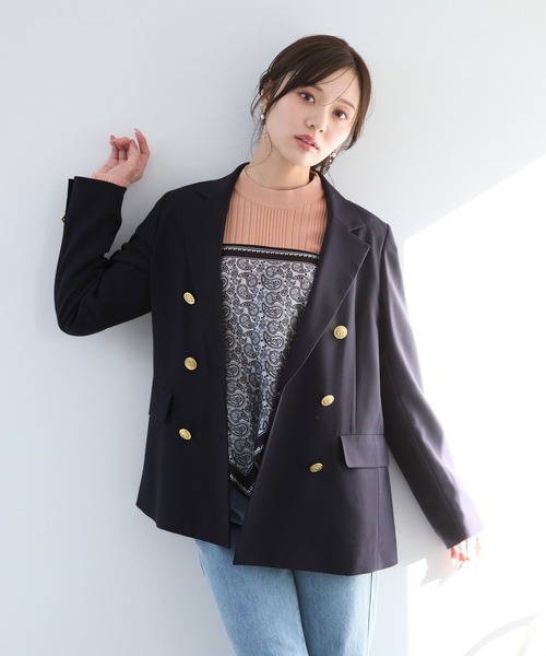 Andemiu（アンデミュウ）の「スカーフツキプチハイニット326043（ニット/セーター・レディース・オフホワイト/ブラック/モカ/コーラル・FREE）」の19枚目の写真