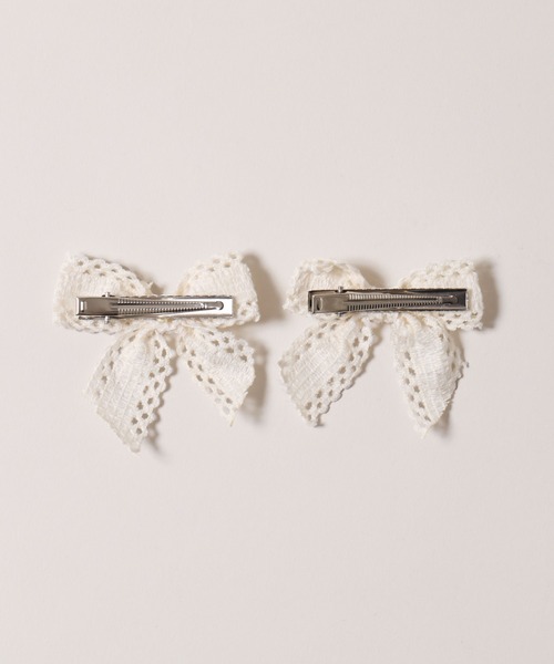 WEGO（ウィゴー）の「《2点セット》レースリボンピン（ヘアピン・レディース・ブルー/アイボリー・FREE）」の9枚目の写真