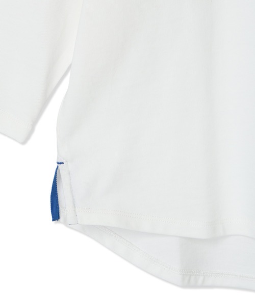Petit Honfleur(プチオンフルール)の「2025春夏【接触冷感・UVカット】オーガニックコットンロゴTシャツ(Tシャツ/カットソー・レディース・ネイビー/ホワイト/グリーン・M/L)」の16枚目の写真