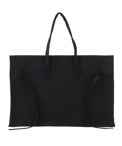 SEA(シー)の「キャンバス パロディー レッスンバッグ(トートバッグ・レディース・ホワイト/ブラック・ONE SIZE)」の8枚目の写真