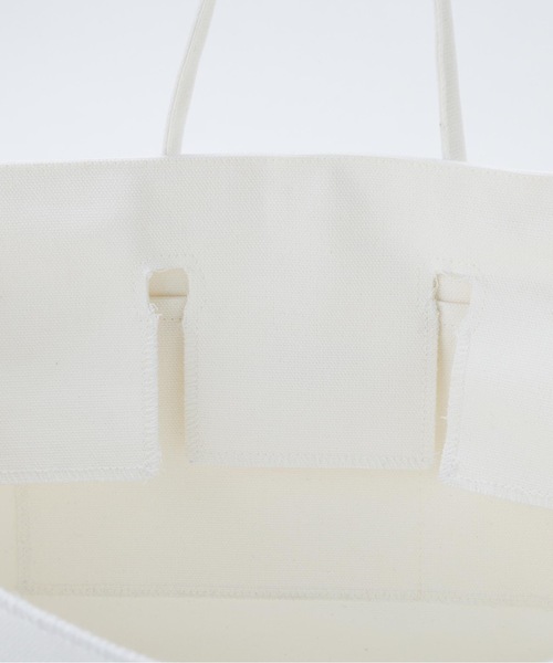 SEA(シー)の「キャンバス パロディー レッスンバッグ(トートバッグ・レディース・ホワイト/ブラック・ONE SIZE)」の15枚目の写真