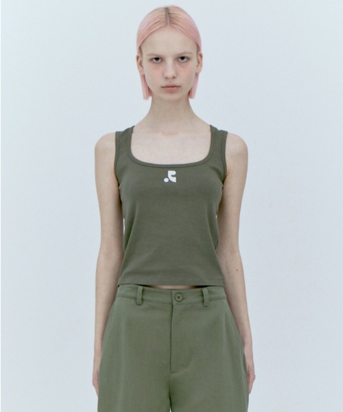 【Rest & Recreation】 WIDE U-NECK TANK TOP ☆大人気☆ セール】Rest&Recreation/レスト＆レクリエーション WIDE U-NECK