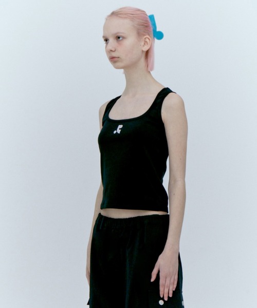 【Rest & Recreation】 WIDE U-NECK TANK TOP ☆大人気☆ セール】Rest&Recreation/レスト＆レクリエーション WIDE U-NECK