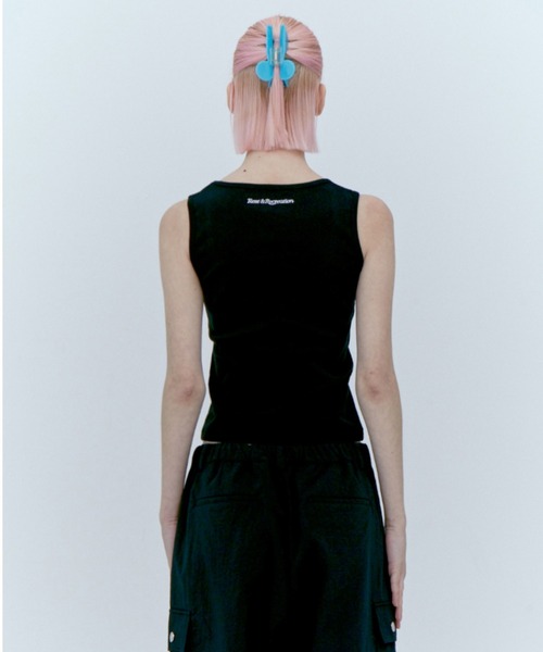 Rest&Recreation/レストアンドレクリエーション WIDE U-NECK TANK TOP