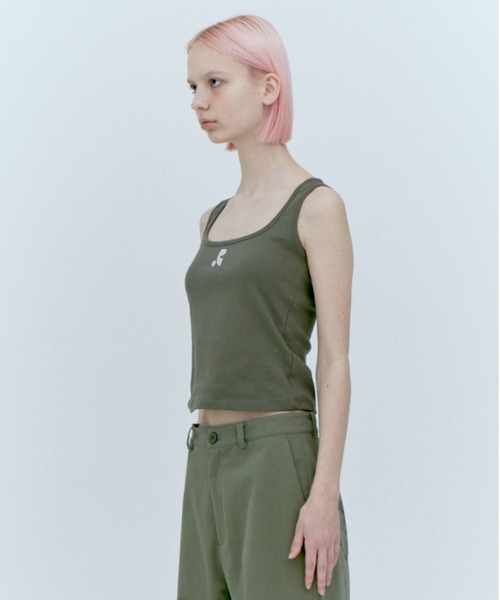 Rest&Recreation/レストアンドレクリエーション WIDE U-NECK TANK TOP