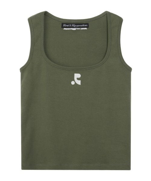 【Rest & Recreation】 WIDE U-NECK TANK TOP ☆大人気☆ セール】Rest&Recreation/レスト＆レクリエーション WIDE U-NECK