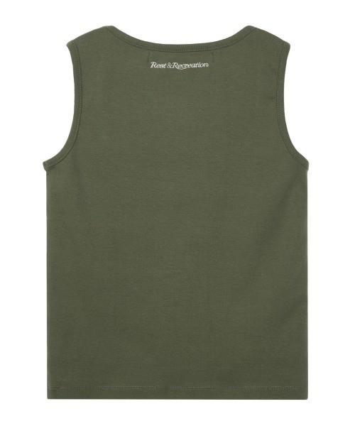 【Rest & Recreation】 WIDE U-NECK TANK TOP ☆大人気☆ セール】Rest&Recreation/レスト＆レクリエーション WIDE U-NECK