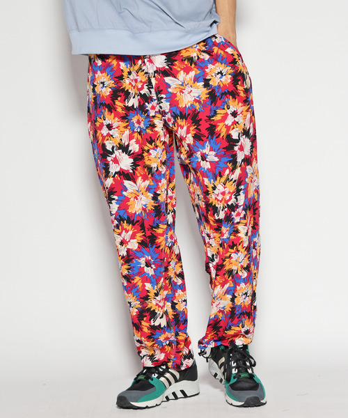 ALDIES（アールディーズ）の「Flower Thick Pants / フラワーシックパンツ（その他パンツ・メンズ・ブルー/オレンジ・LARGE/MEDIUM/SMALL/X-LARGE）」の2枚目の写真