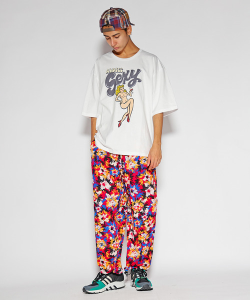 ALDIES（アールディーズ）の「Flower Thick Pants / フラワーシックパンツ（その他パンツ・メンズ・ブルー/オレンジ・LARGE/MEDIUM/SMALL/X-LARGE）」の16枚目の写真