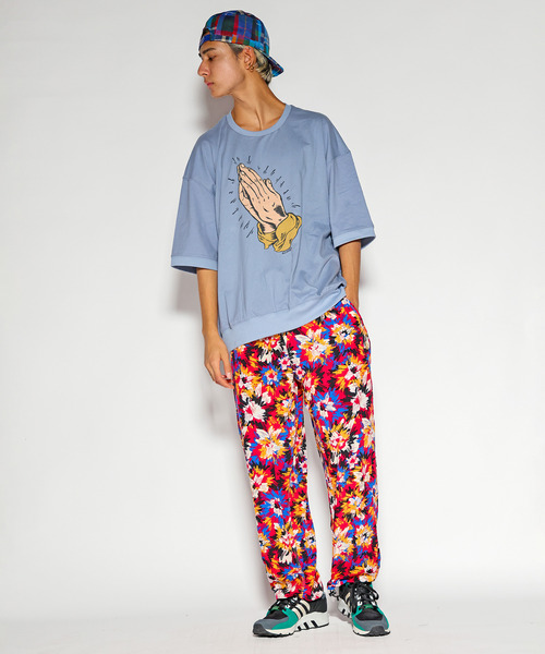 ALDIES（アールディーズ）の「Flower Thick Pants / フラワーシックパンツ（その他パンツ・メンズ・ブルー/オレンジ・LARGE/MEDIUM/SMALL/X-LARGE）」の19枚目の写真