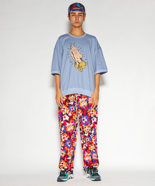 ALDIES（アールディーズ）の「Flower Thick Pants / フラワーシックパンツ（その他パンツ・メンズ・ブルー/オレンジ・LARGE/MEDIUM/SMALL/X-LARGE）」の18枚目の写真