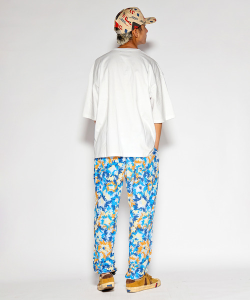 ALDIES（アールディーズ）の「Flower Thick Pants / フラワーシックパンツ（その他パンツ・メンズ・ブルー/オレンジ・LARGE/MEDIUM/SMALL/X-LARGE）」の6枚目の写真
