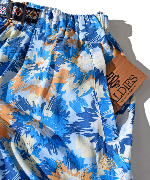 ALDIES（アールディーズ）の「Flower Thick Pants / フラワーシックパンツ（その他パンツ・メンズ・ブルー/オレンジ・LARGE/MEDIUM/SMALL/X-LARGE）」の10枚目の写真