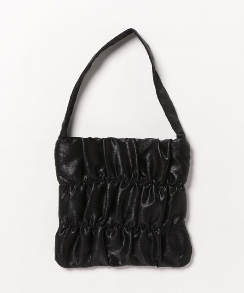 and it_（アンドイット）の「シャーリングＭＩＮＩトート（ショルダーバッグ・レディース・グレー/アイボリー/ブラック・FREE）」の4枚目の写真