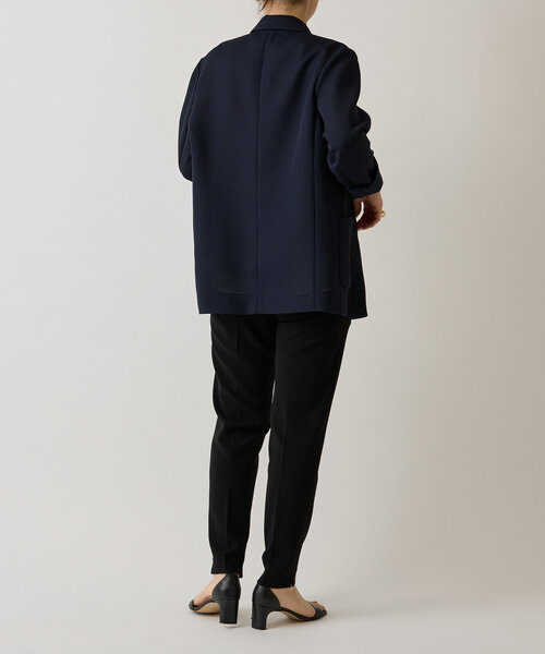 LIVETART（リヴェタート）の「《LIVETART》ボンディングメッシュジャケット（テーラードジャケット・レディース・ネイビー・FREE）」の6枚目の写真