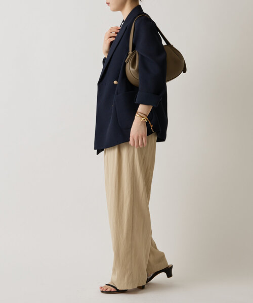 LIVETART（リヴェタート）の「《LIVETART》ボンディングメッシュジャケット（テーラードジャケット・レディース・ネイビー・FREE）」の16枚目の写真