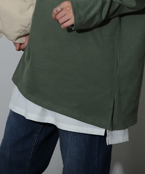 HUG.U(ハグユー)の「「簡単レイヤード」締め付けゼロ 腹巻き つけ裾 ボックス裾ver.(その他トップス・レディース・ブラック系その他/ブラック/サックスブルー/モカ/ダークグレー/ホワイト/ライトグレー/ホワイト系その他・L/M)」の15枚目の写真