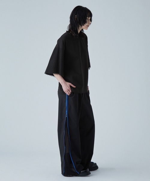VELNUS(ベルナス)の「【VELNUS】Mesh docking loose punch short sleeve T-shirt/メッシュドッキングルーズポンチ半袖Tシャツ【セットアップ対応】(Tシャツ/カットソー・メンズ・ブラック/ホワイト・L/M/S)」の14枚目の写真