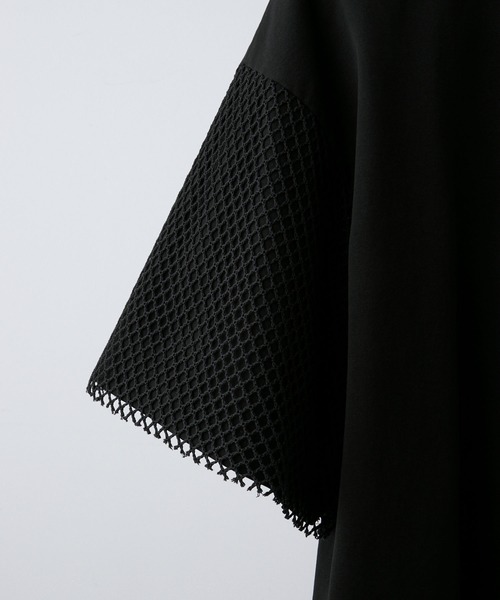 VELNUS(ベルナス)の「【VELNUS】Mesh docking loose punch short sleeve T-shirt/メッシュドッキングルーズポンチ半袖Tシャツ【セットアップ対応】(Tシャツ/カットソー・メンズ・ブラック/ホワイト・L/M/S)」の20枚目の写真