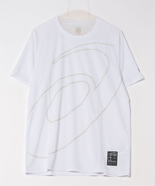 ASICS(アシックス)の「《ASICS》ドライ半袖Tシャツ 2031E996(Tシャツ/カットソー・メンズ・ホワイト/ダークネイビー/ブラック・M/S/L/XL)」の1枚目の写真