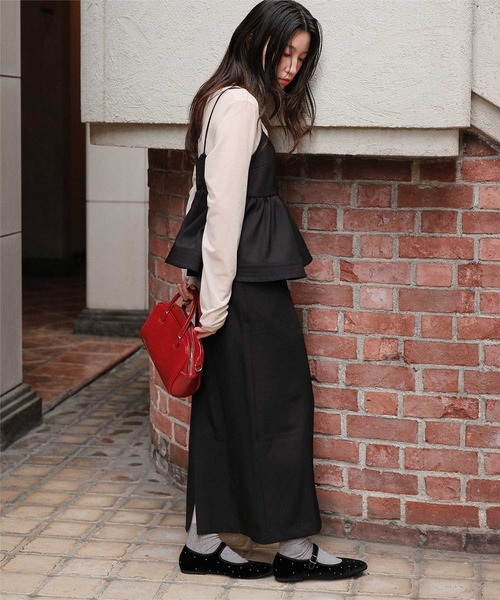 titivate(ティティベイト)の「スクエアトゥバレエシューズ(バレエシューズ・レディース・ブラウン/ベージュ/ブラック/ブラック系その他・LL/L/M/S)」の18枚目の写真