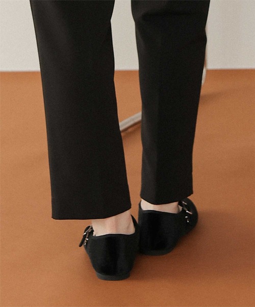 titivate(ティティベイト)の「スクエアトゥバレエシューズ(バレエシューズ・レディース・ブラウン/ベージュ/ブラック/ブラック系その他・LL/L/M/S)」の8枚目の写真