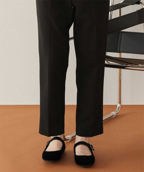 titivate(ティティベイト)の「スクエアトゥバレエシューズ(バレエシューズ・レディース・ブラウン/ベージュ/ブラック/ブラック系その他・LL/L/M/S)」の9枚目の写真