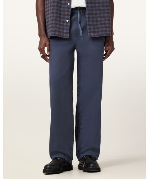 ALLSAINTS(オールセインツ)の「HANBURY STRAIGHT FIT TROUSERS | HANBURY ストレート フィット トラウザー(その他パンツ・メンズ・ブルー系その他・S/M/L)」の2枚目の写真