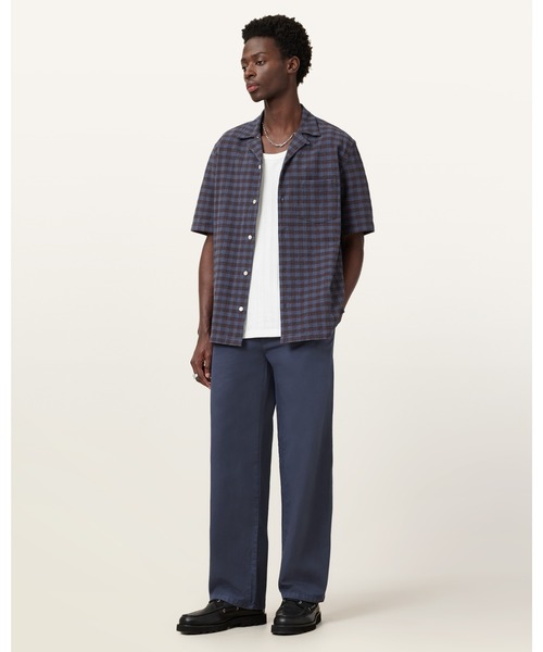 ALLSAINTS(オールセインツ)の「HANBURY STRAIGHT FIT TROUSERS | HANBURY ストレート フィット トラウザー(その他パンツ・メンズ・ブルー系その他・S/M/L)」の4枚目の写真