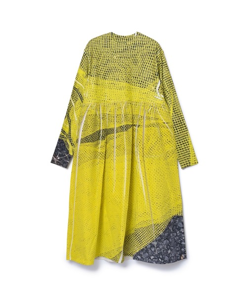 ノントーキョー　転写リブ半袖ロングワンピース NON TOKYO（ノントーキョー）の「NON TOKYO/ノントーキョー