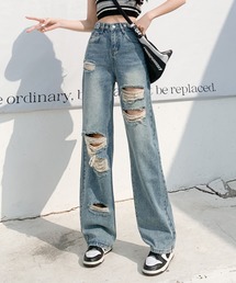 SPIGA（スピーガ）の「ﾀﾞﾒｰｼﾞｽﾄﾚｰﾄﾃﾞﾆﾑﾊﾟﾝﾂ（デニムパンツ）」