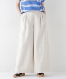 ◆【WEB・一部店舗限定】リネンタック入りバギーパンツ