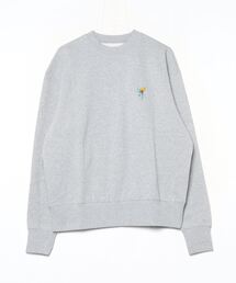 【Nujabes】ヌジャベス Hydeout スモール ロゴ クルーネック スウェット