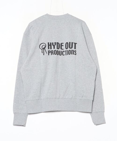 YEN TOWN MARKET（イェンタウンマーケット）の「【Nujabes】ヌジャベス Hydeout スモール ロゴ クルーネック スウェット（スウェット・メンズ・ホワイト/サンドベージュ/ブラック/ヘザーグレー・FREE）」の6枚目の写真