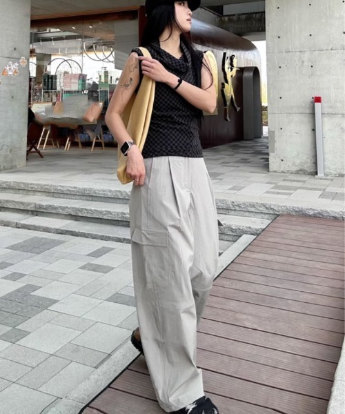 カーゴパンツ ルーズフィット カジュアル ストリート パンツ tageechita】ルーズフィットカーゴパンツ(カーゴパンツ