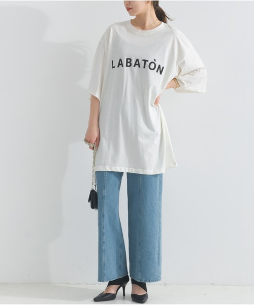 OandI（オーアンドアイ）の「ワイドデニムパンツ（デニムパンツ・レディース・サックスブルー/インディゴブルー・M）」の9枚目の写真