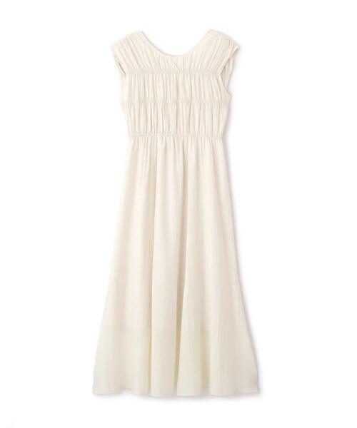 FREE'S MART（フリーズマート）の「◆シャーリングマキシワンピース（ワンピース・レディース・ブルー/ブラック/ホワイト・SMALL/MEDIUM）」の9枚目の写真