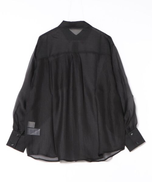 antiqua（アンティカ）の「ワッシャーシアーシャツ（シャツ/ブラウス・レディース・ブラック/その他・ONESIZE）」の21枚目の写真