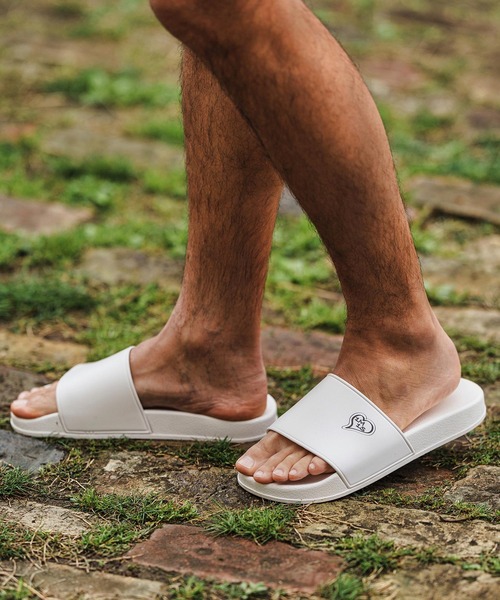1minute 1second(ワンミニットワンセカンド)の「mko12746-shower sandals シャワーサンダル(サンダル・メンズ・ホワイト/ブラック・S/M/L/XL)」の3枚目の写真